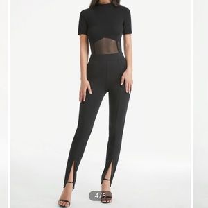 Slit-detail Leggings